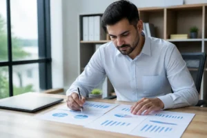 Analyse de données financières et budgétaires à l aide du planificateur de performances google ads sur des documents papier