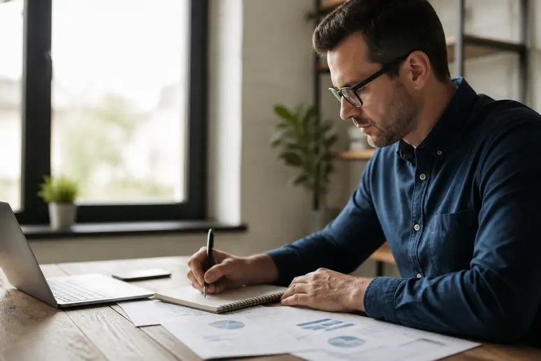 Analyste comparant les données de conversion et d'attribution entre Google Ads, GA4 et le CRM