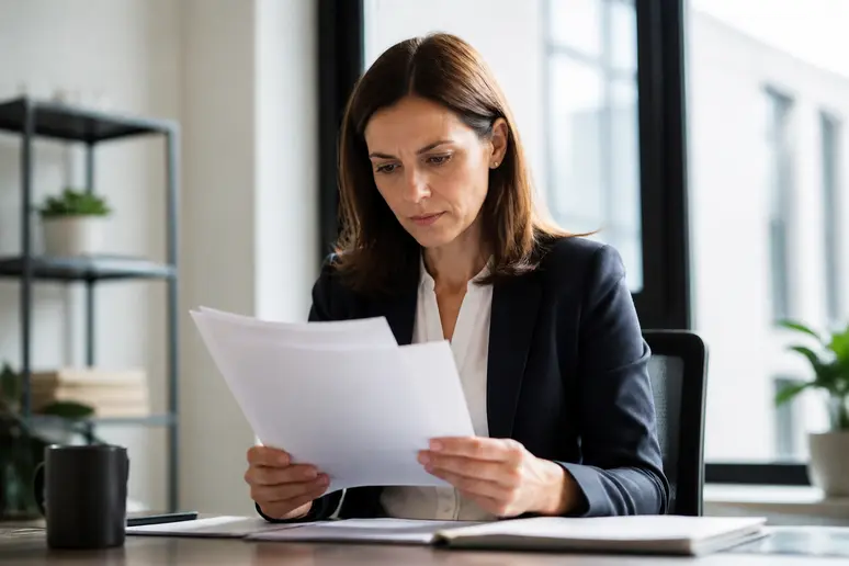 Professionnel vérifiant les règles RGPD pour sécuriser les contacts d'une base de données crm.