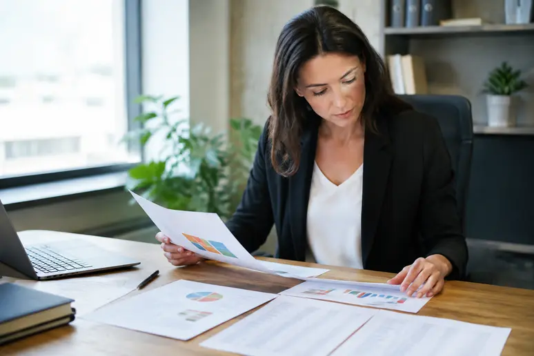 Responsable marketing triant des listes de contacts distinctes pour une newsletter entreprise