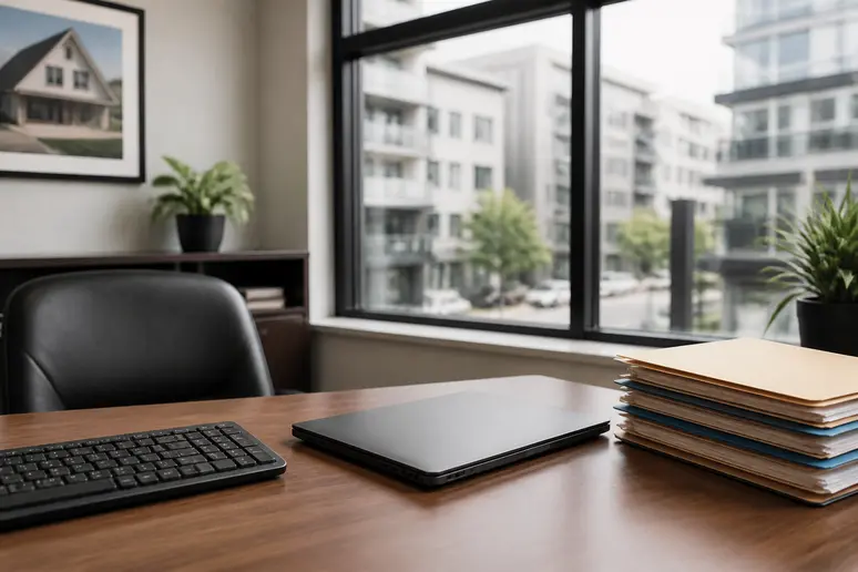 Classeurs de comptabilité et clavier sur un bureau pour la réception des factures